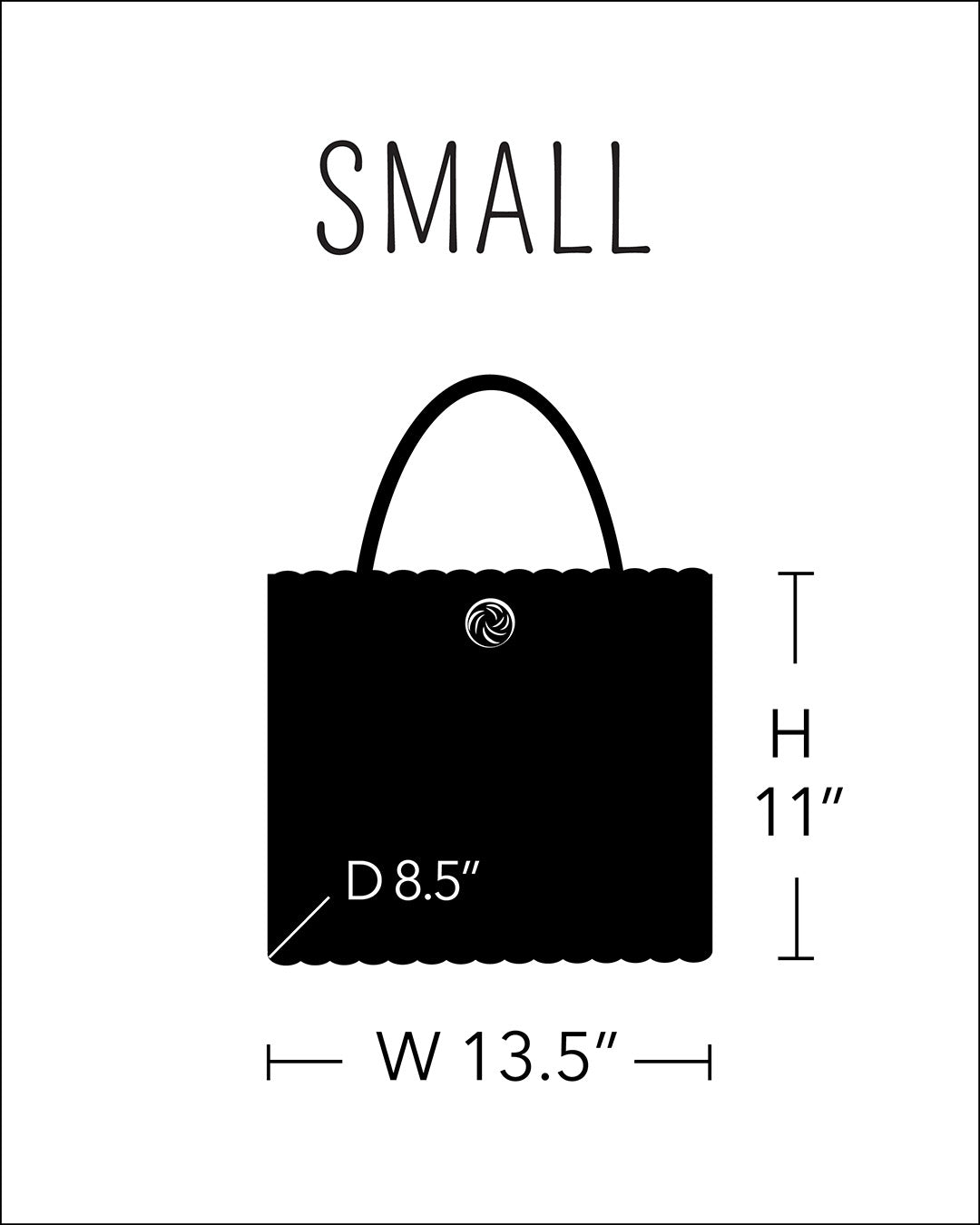Small | Salt - Pearl / White
