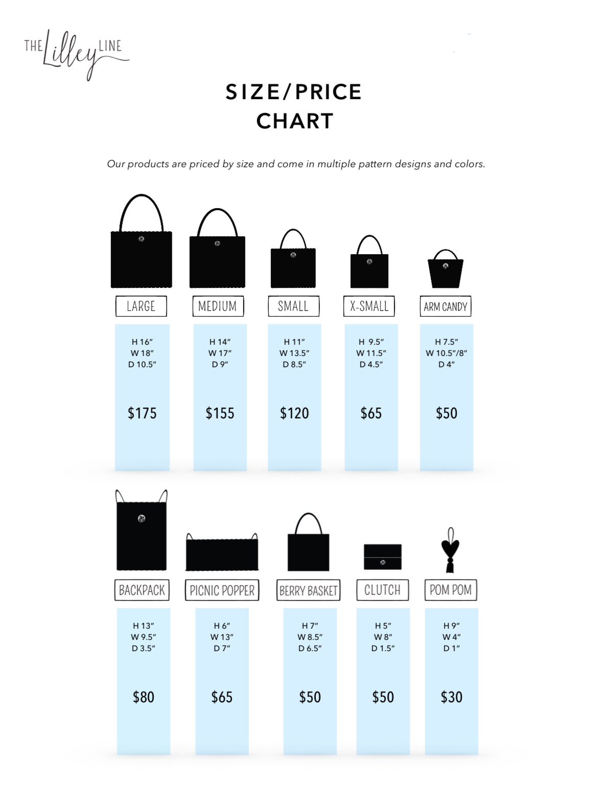 Flair Pom | Fog Blue + Beige + White