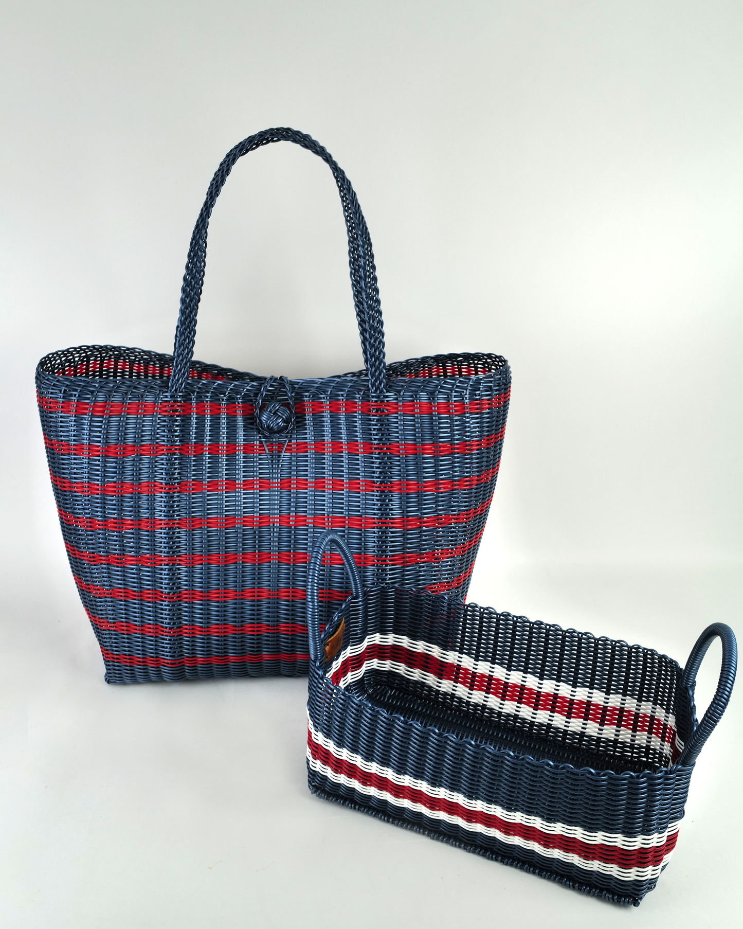 Picnic Popper | Fog Blue/Red/White