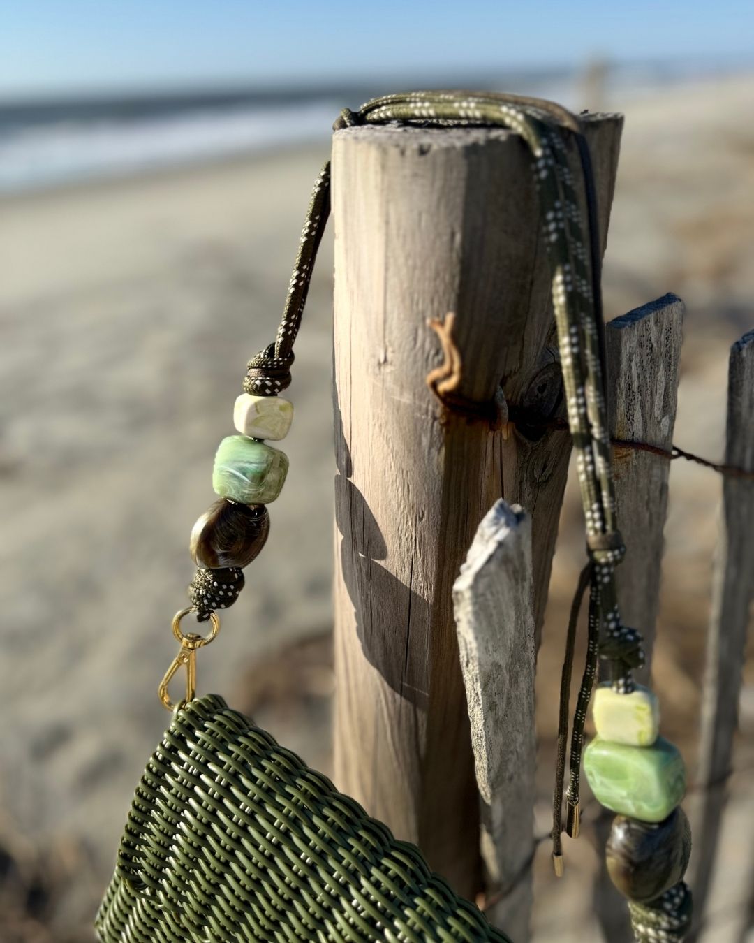 Clutch Strap | Sage Stone Cord