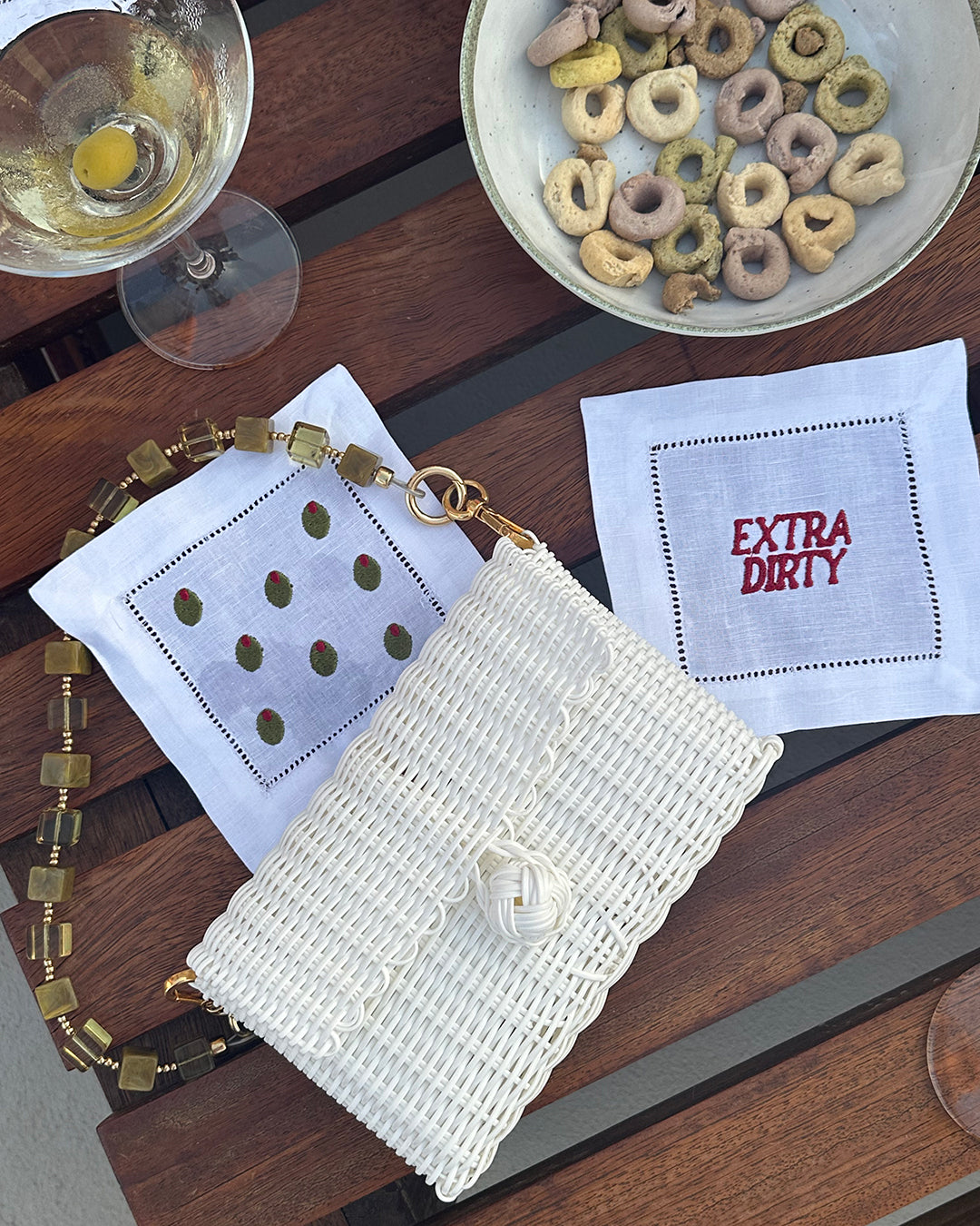 Pochette | Dirty Martini Cubes