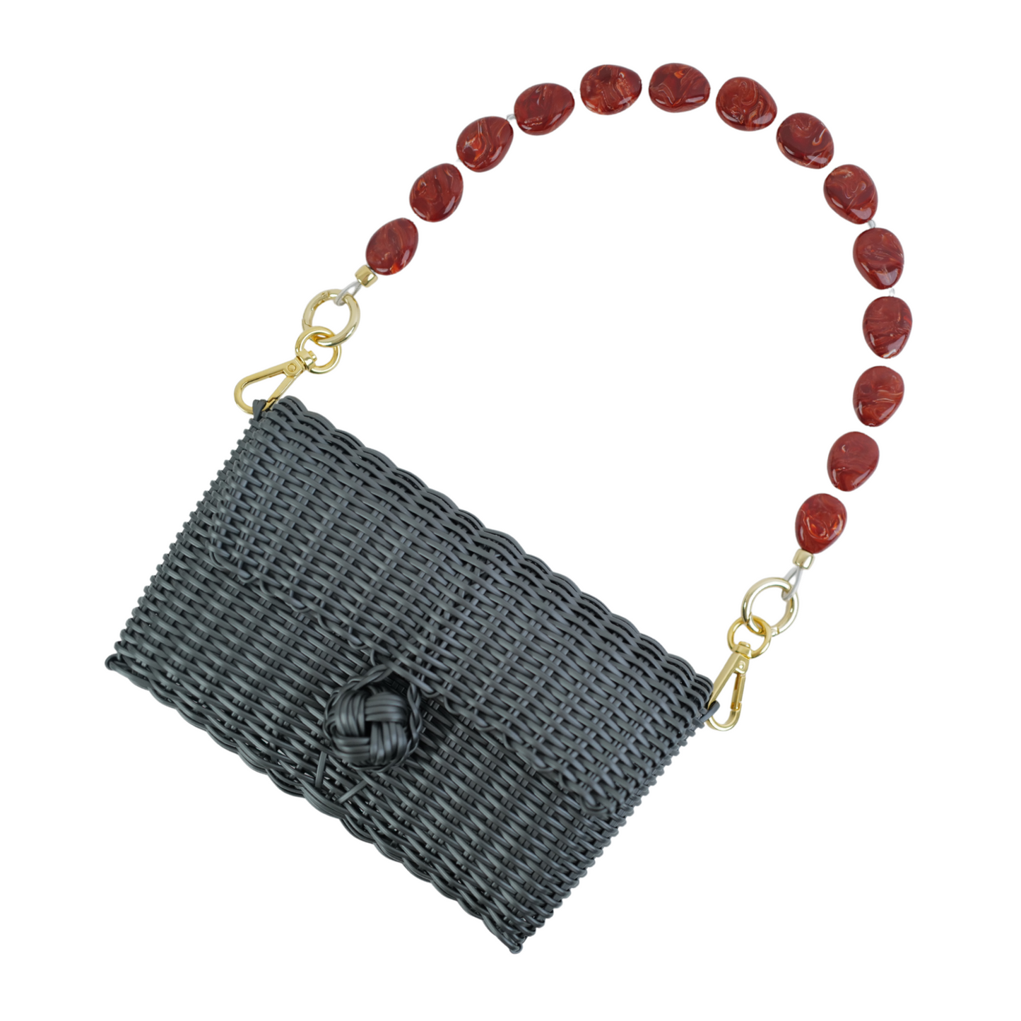 Pochette | Terracotta Tide River Stone