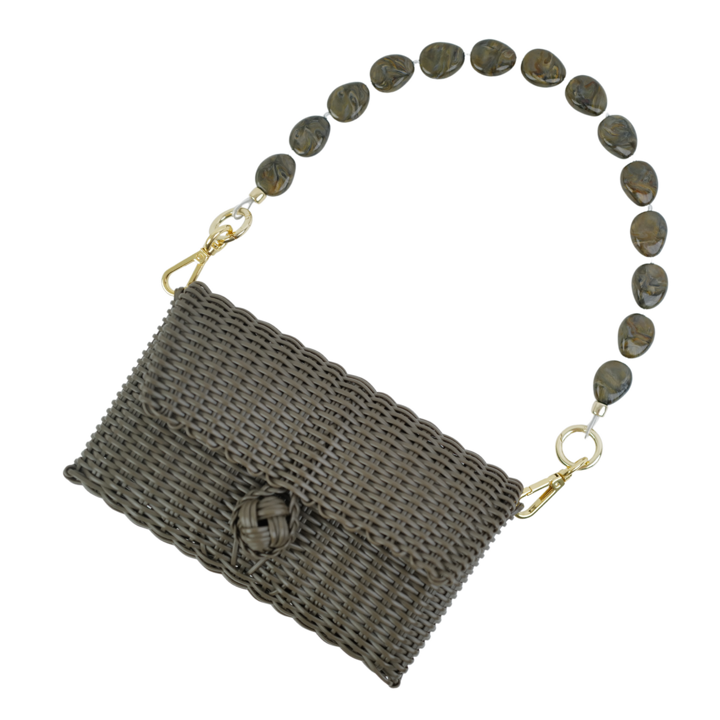 Pochette | Umber Swirl River Stone
