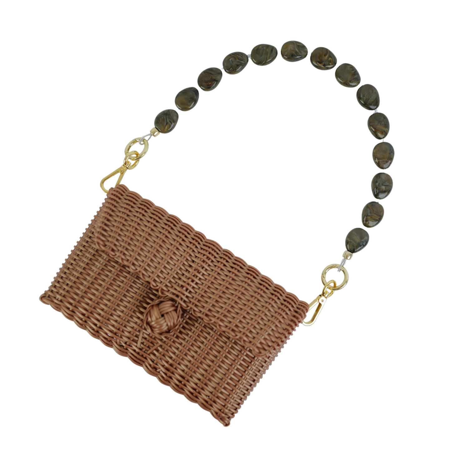 Pochette | Umber Swirl River Stone
