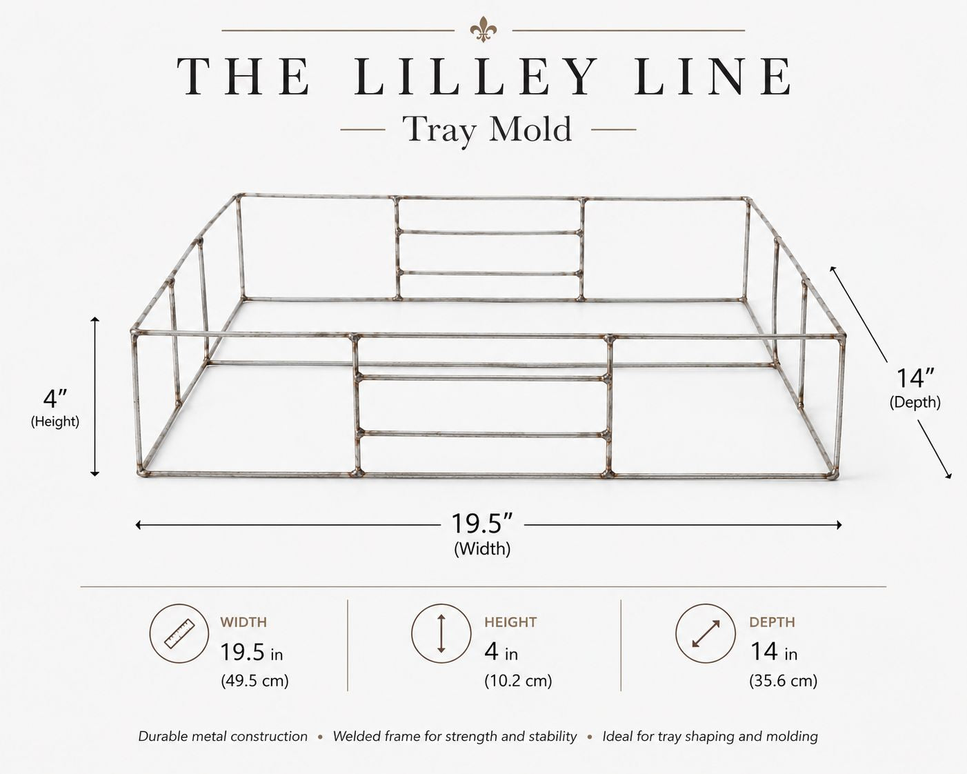 Woven Tray | Fog Blue/Putty/Pearl