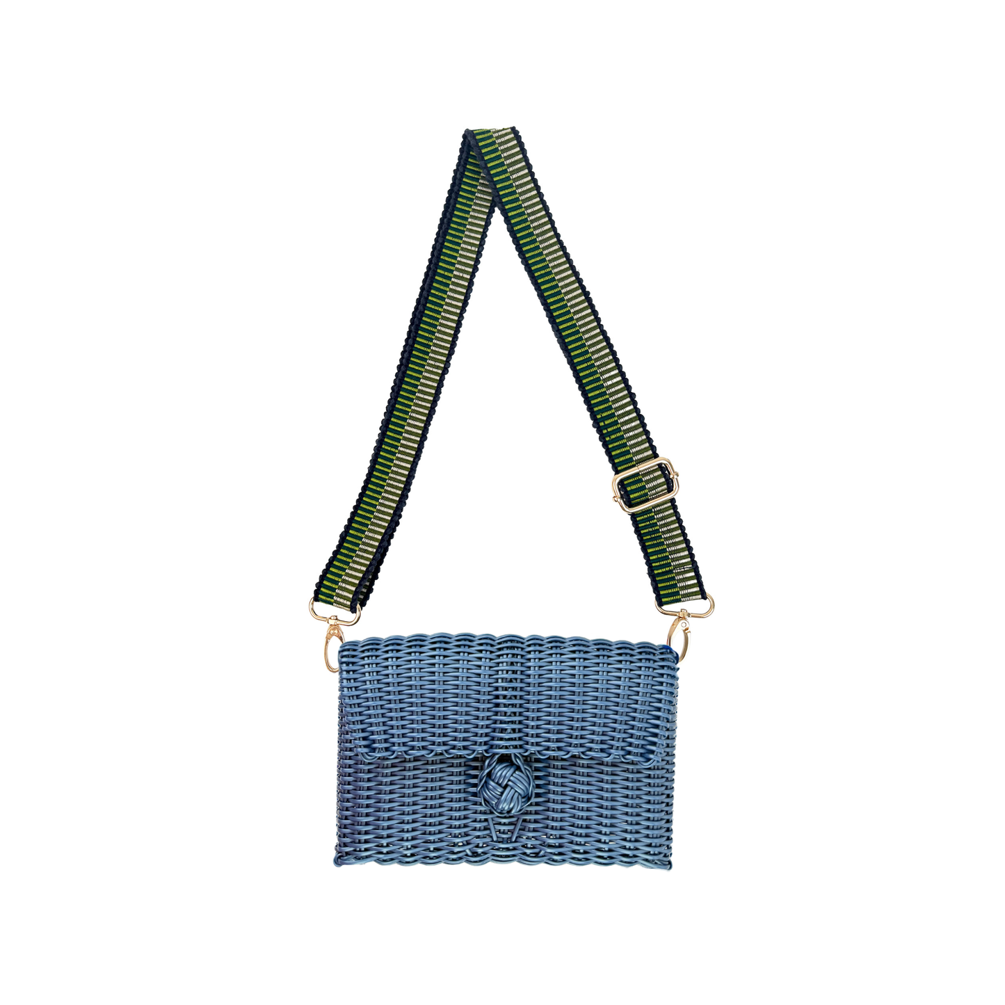 Crossbody Strap | Fog Blue / Olive