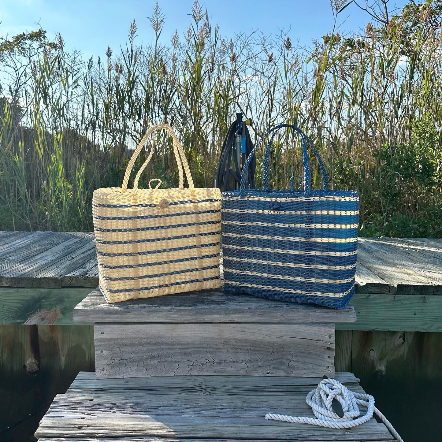 Extra Small | Sailor Stripe - Fog Blue
