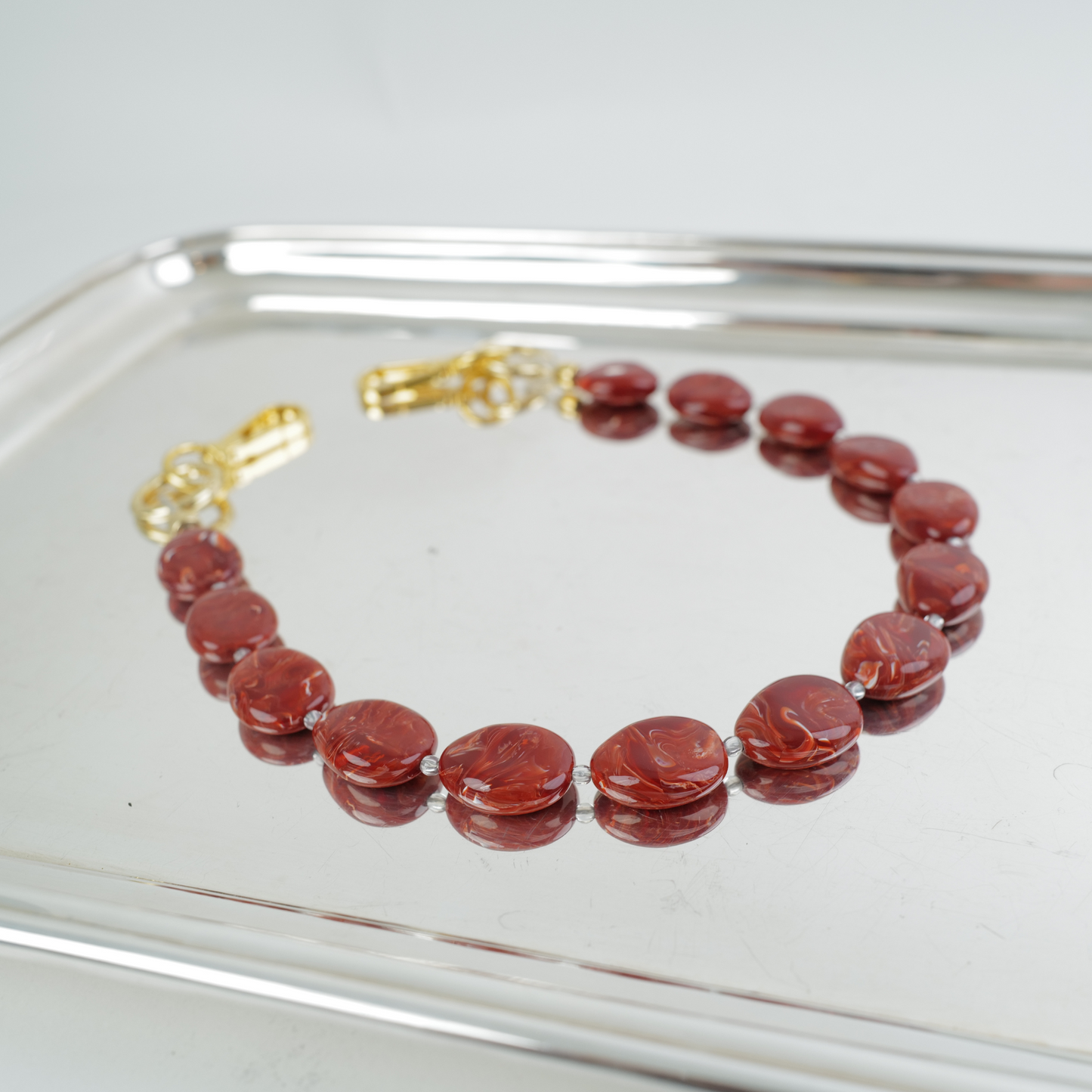 Clutch Strap | River Stone in Terracotta Tide