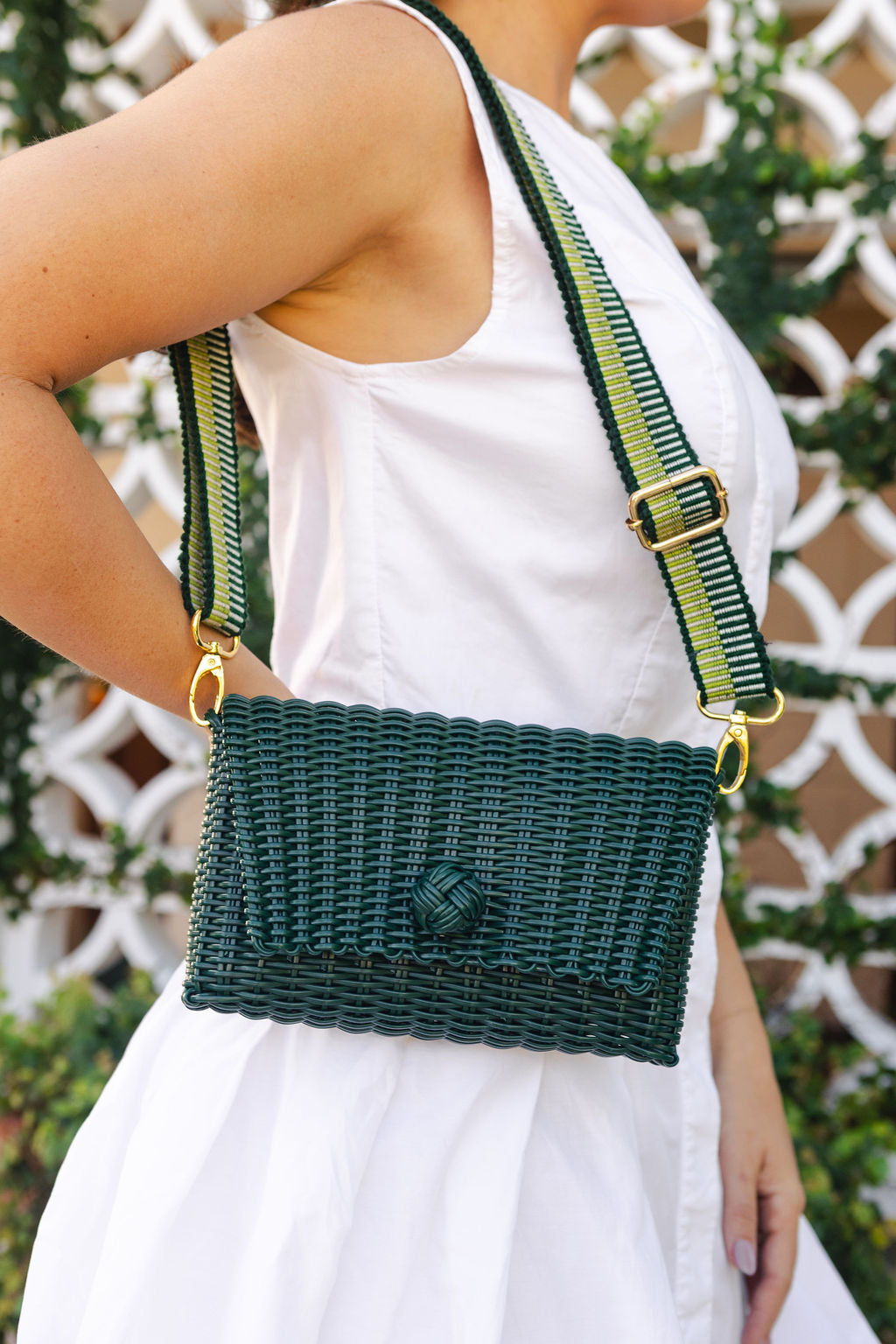 Crossbody Strap | Evergreen / Pear