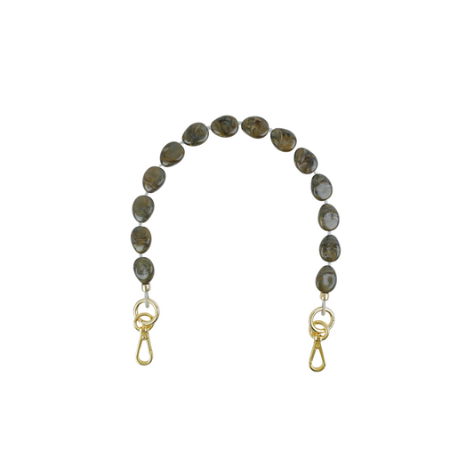 Clutch Strap | River Stone in Umber Swirl