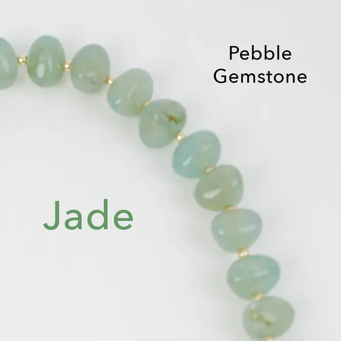 Pochette |  Jade Pebble Gemstone