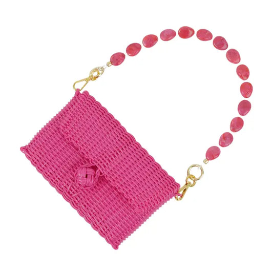 Pochette | Raspberry Pink River Stone