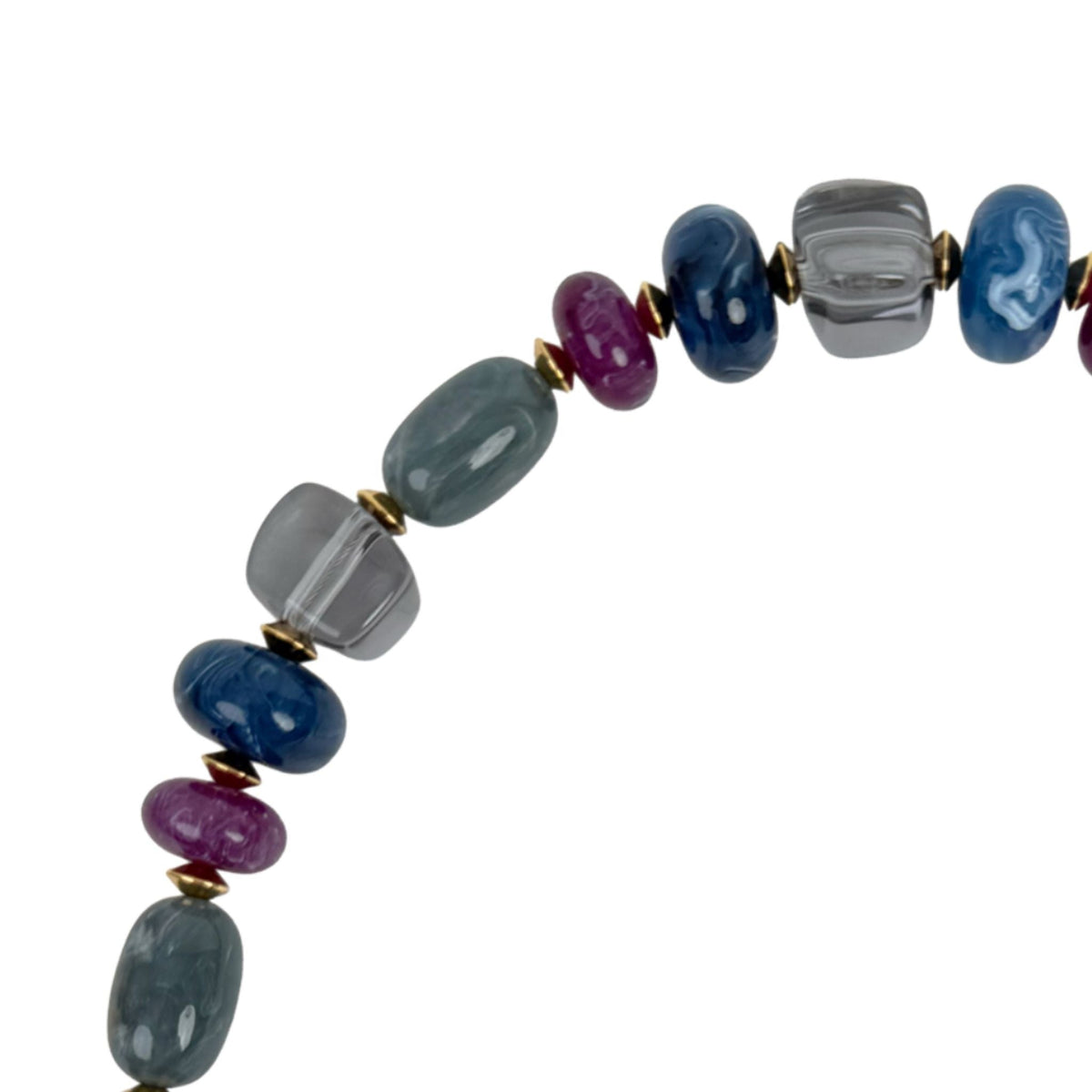 Pochette | Blue Mosaic Beads in Sea Glass