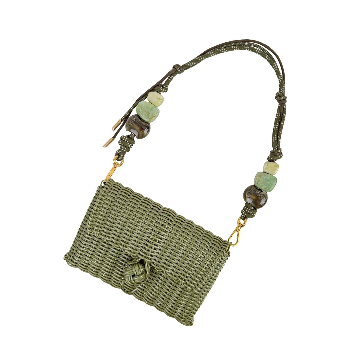 Pochette | Sage Stone Cord in Olive Green