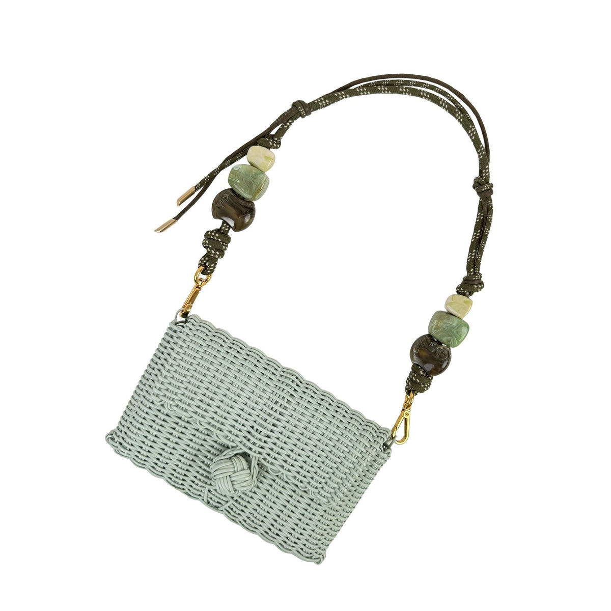 Pochette | Sage Stone Cord in Sea Glass