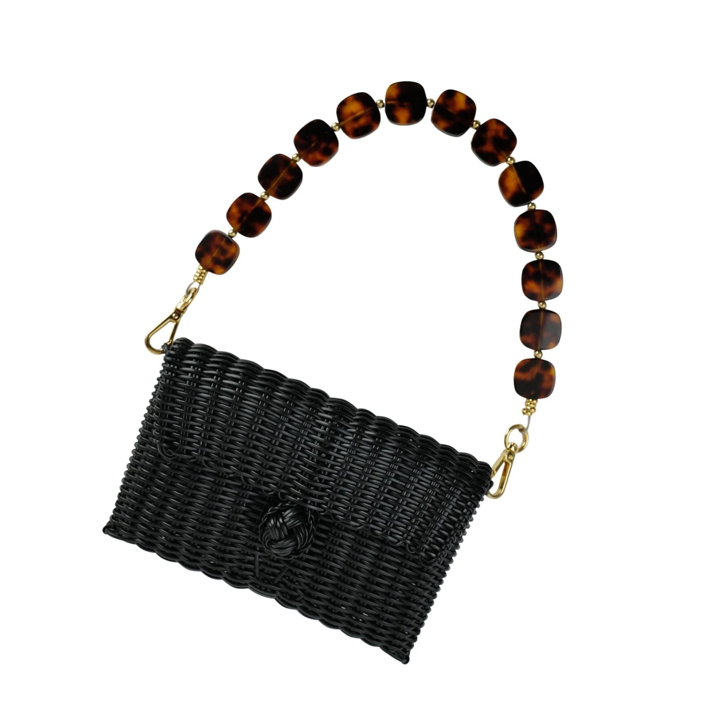 Pochette | Tortoise Shell Tiles in Black