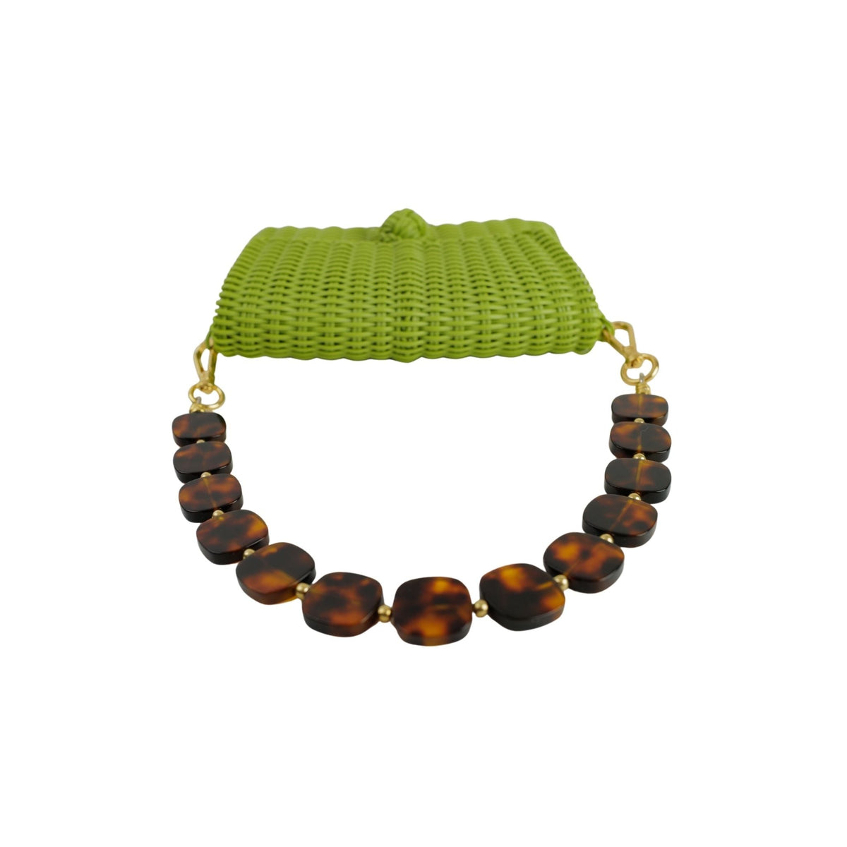 Pochette | Tortoise Shell Tile in Pear Green