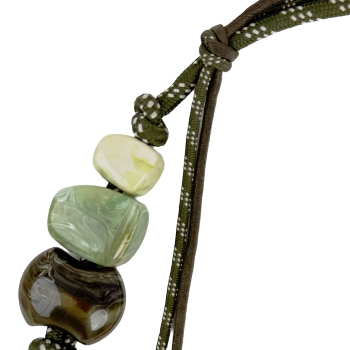 Pochette | Sage Stone Cord in Dark Chocolate