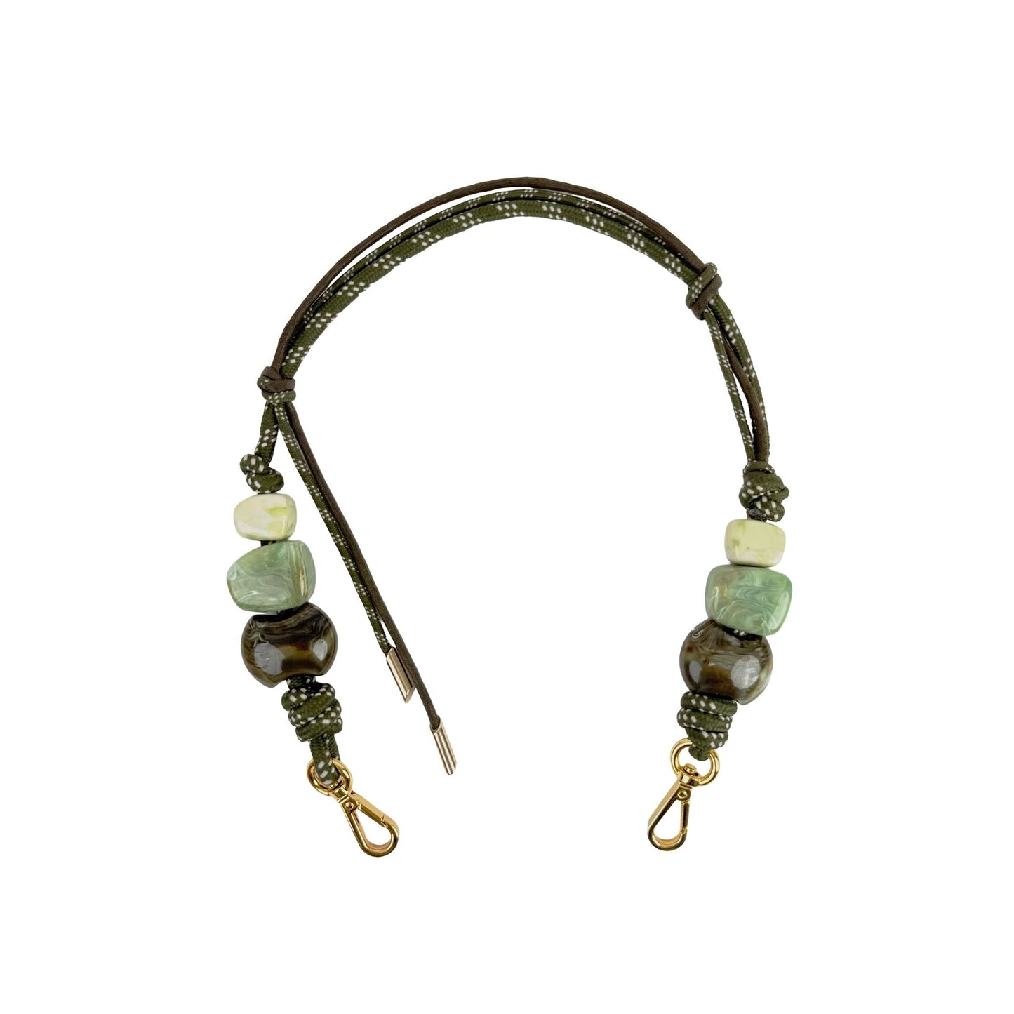 Pochette | Sage Stone Cord in Dark Chocolate