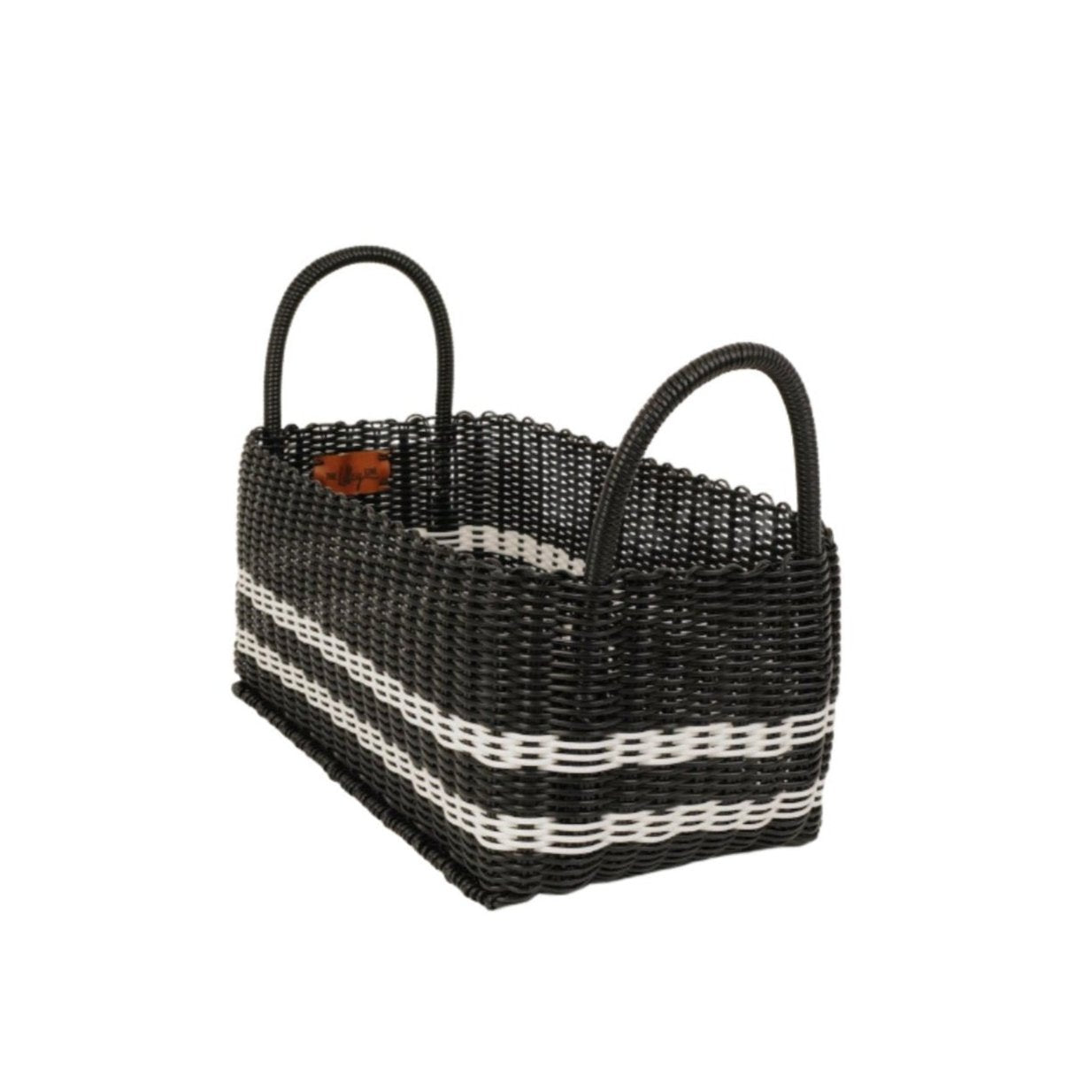 Picnic Popper | Offset Stripe Black / White