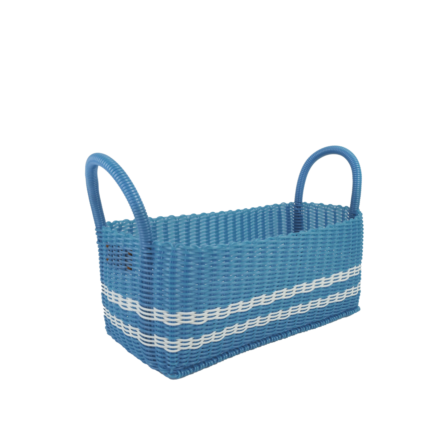Picnic Popper | Baby Blue/White