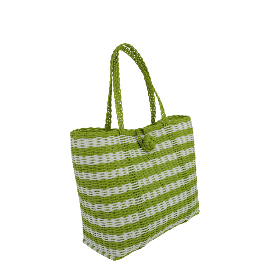 Extra Small | Lined Stripe Pear/White