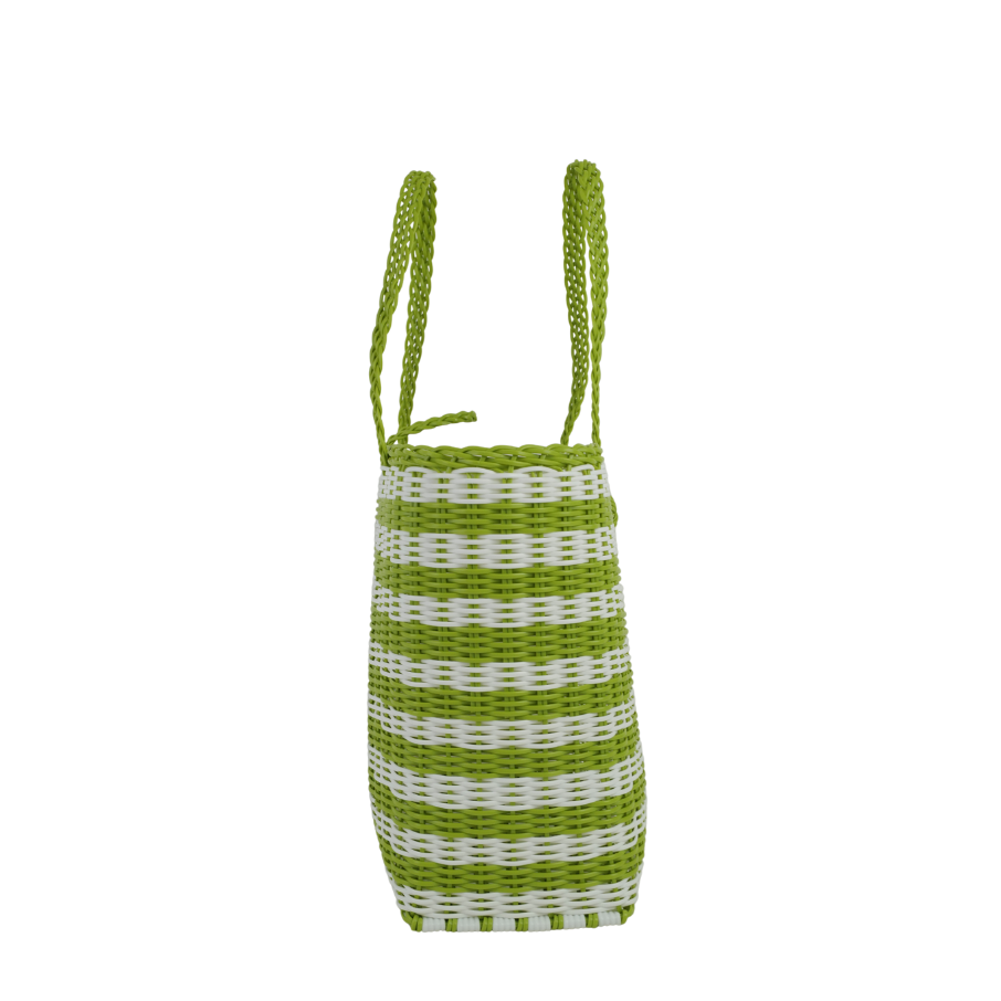 Extra Small | Lined Stripe Pear/White
