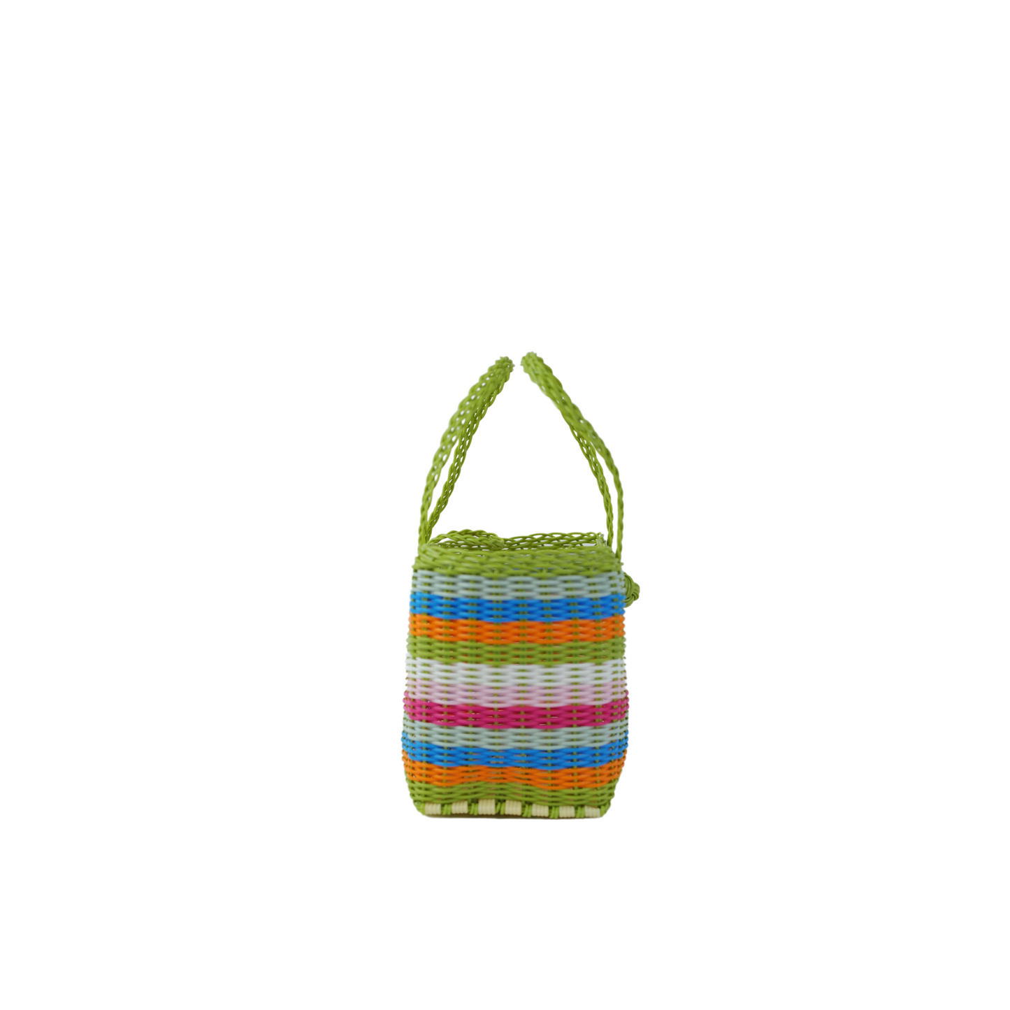 Berry Basket | Lined Paper Stripe in Bright Multi-Colors