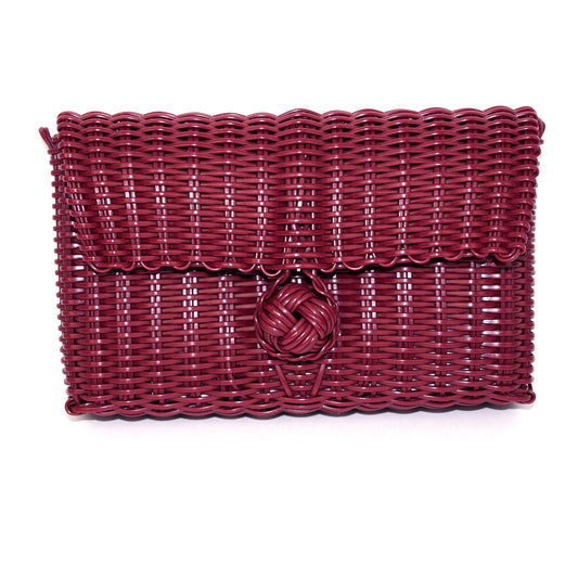 Clutch | Solid Burgundy