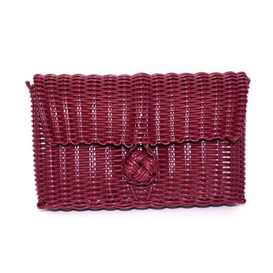 Clutch | Solid Burgundy