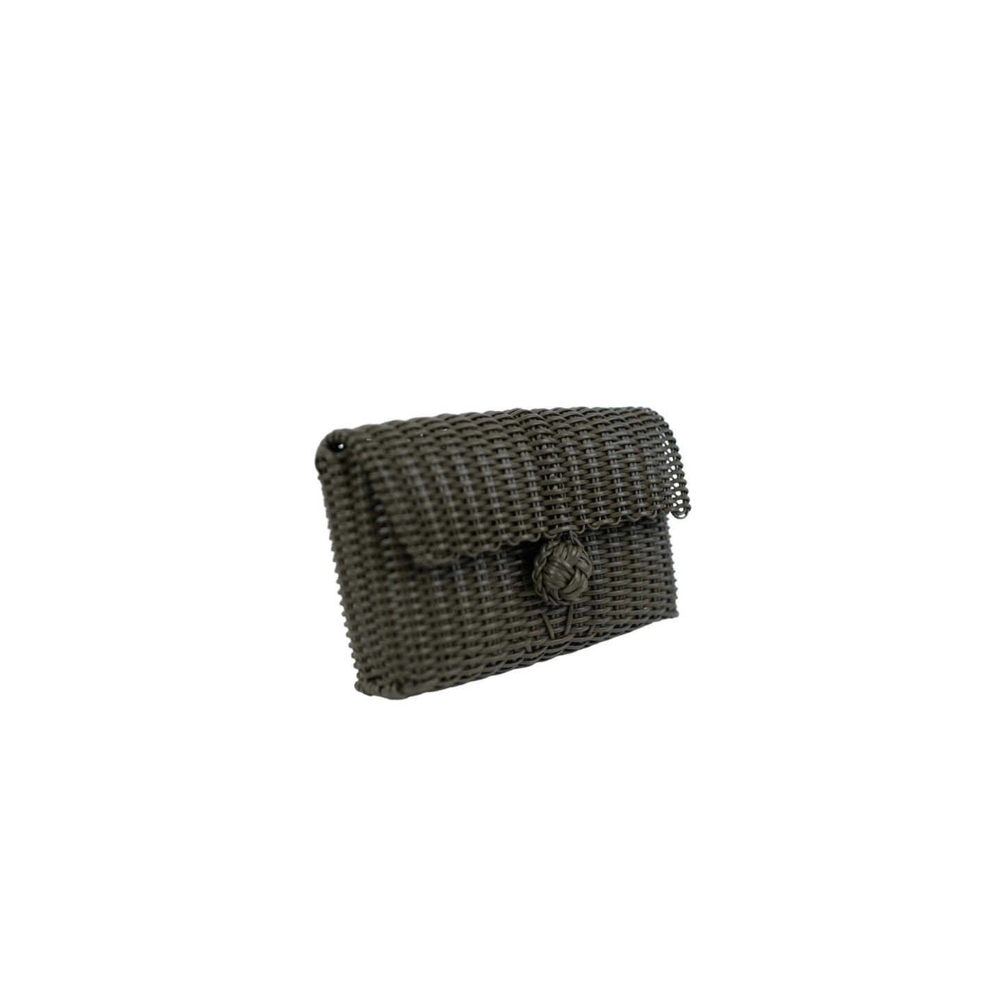 Pochette | Sage Stone Cord in Dark Chocolate