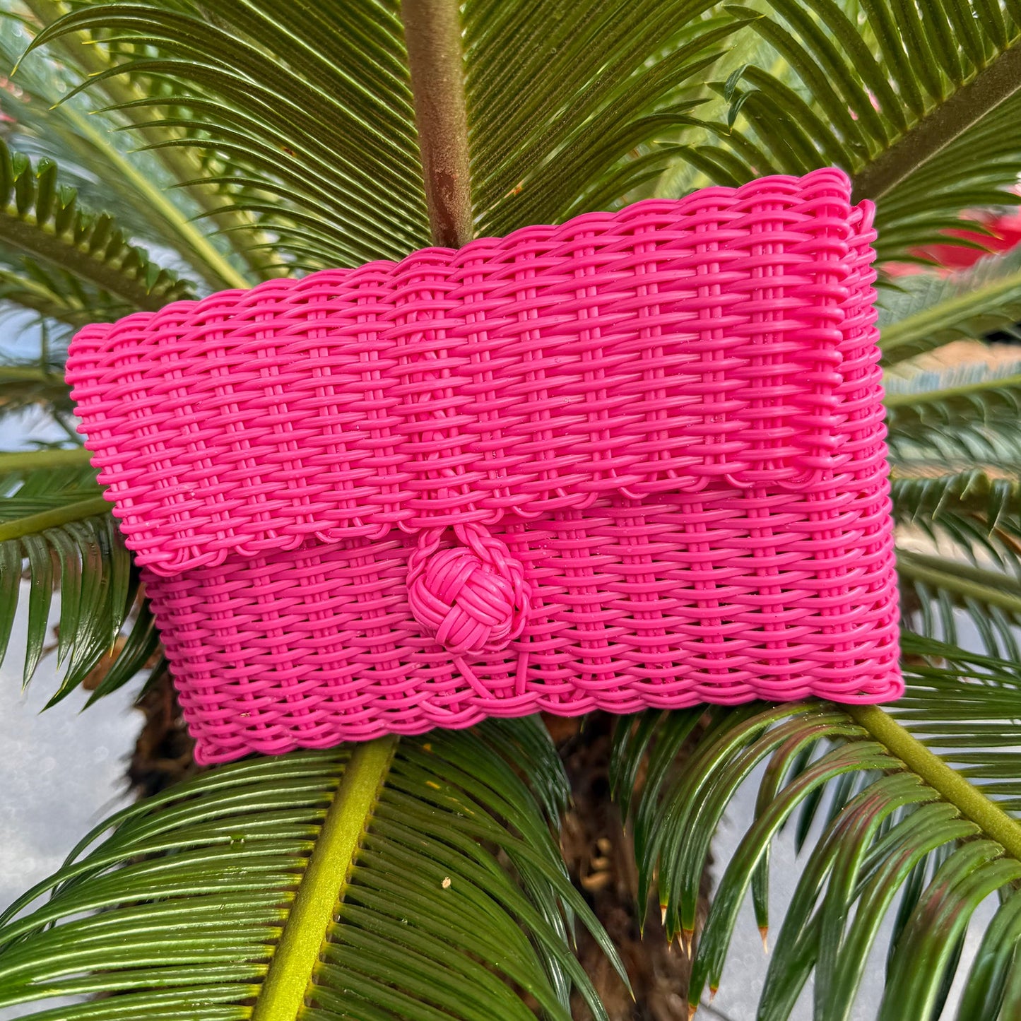 Clutch | Solid Hot Pink