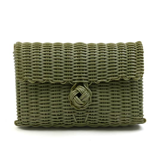 Clutch | Solid Olive Green