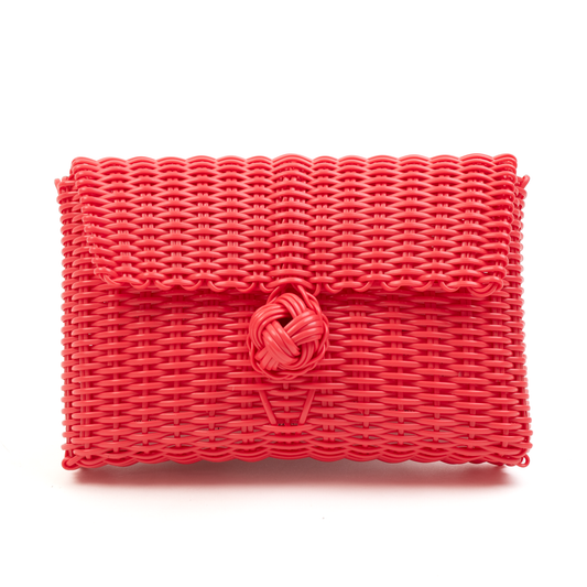 Clutch | Solid Rose Red