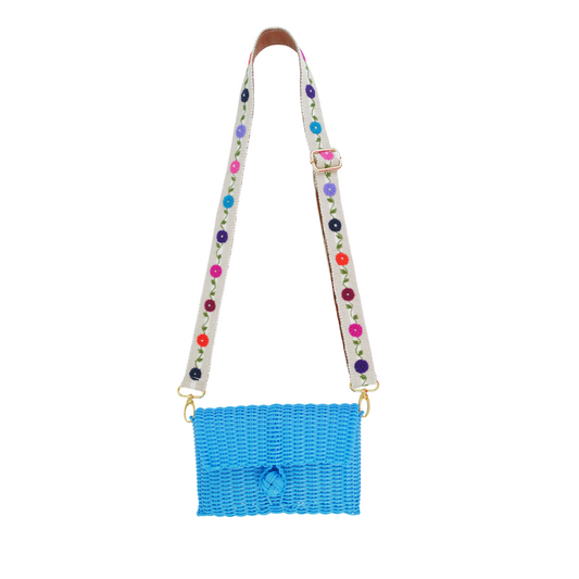 Floral Embroidered Adjustable Strap