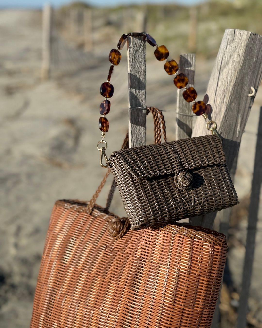 Clutch Strap | Tortoise Shell Tiles