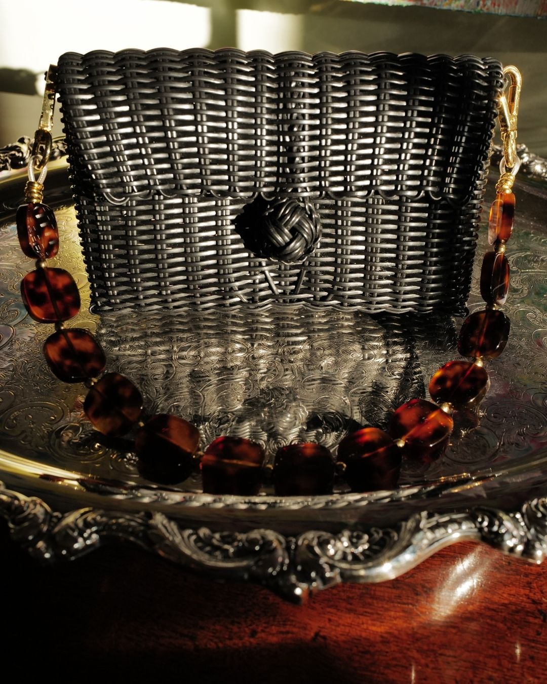 Clutch Strap | Tortoise Shell Tiles
