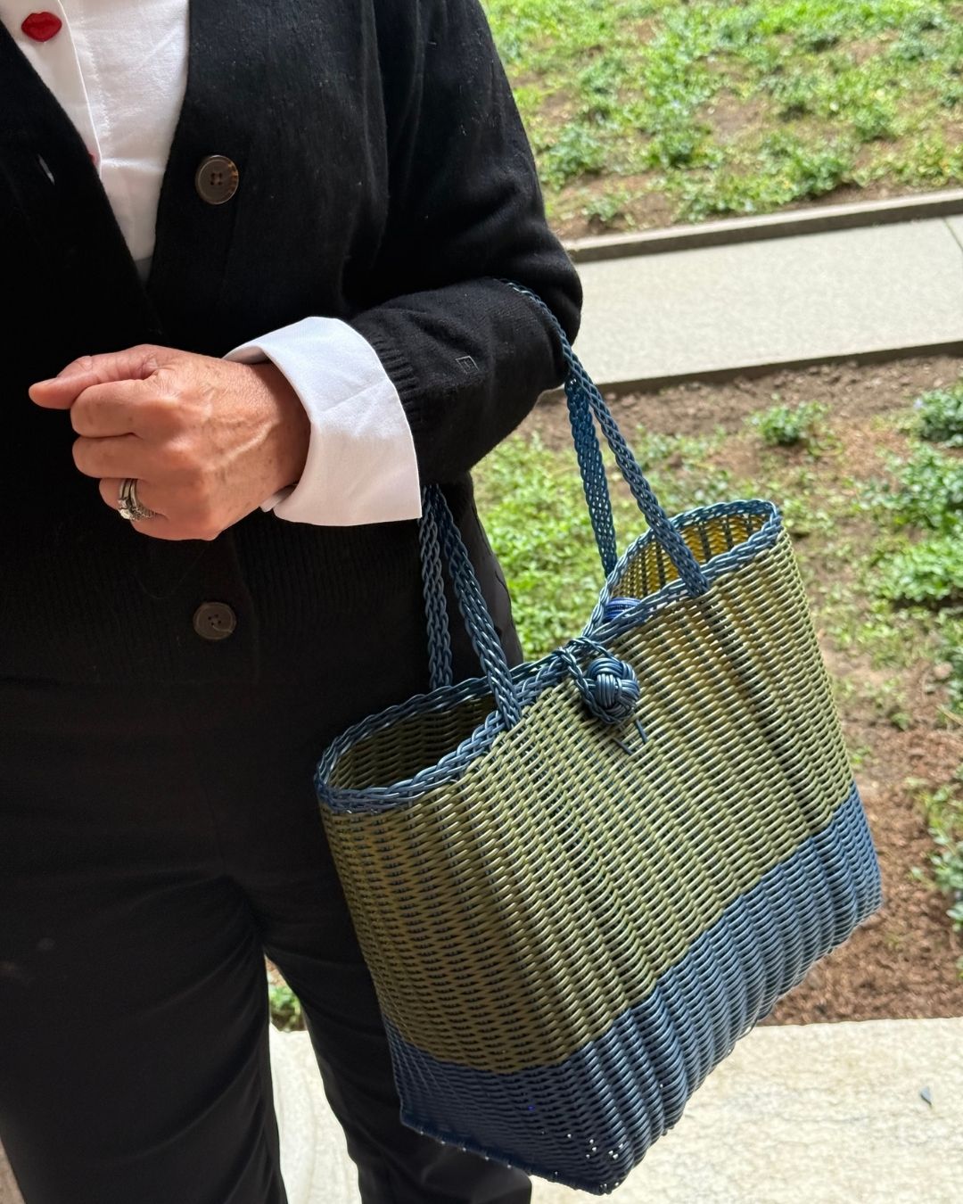 Small | Rothko Olive/Fog Blue