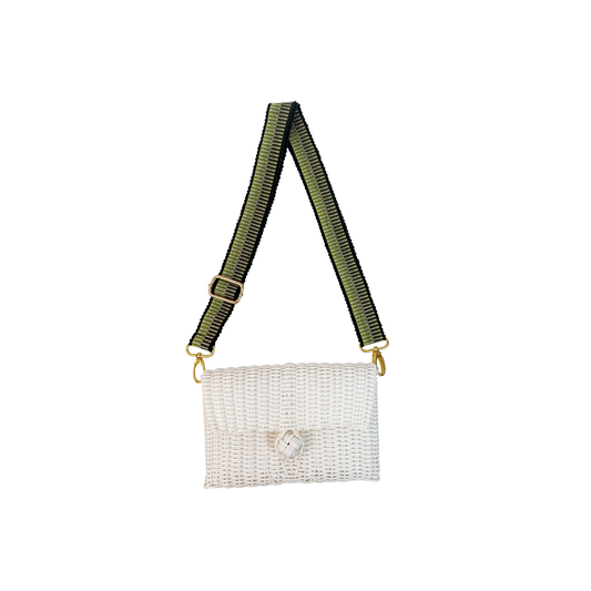Woven Adjustable Strap Evergreen / Pear