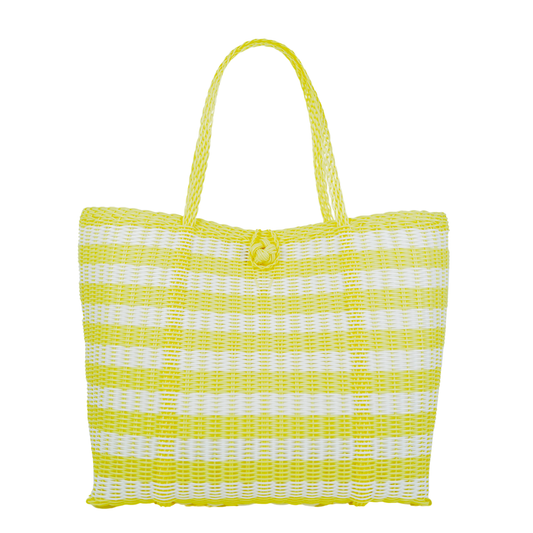 Medium | Lined Paper Stripe Baby Yellow/White