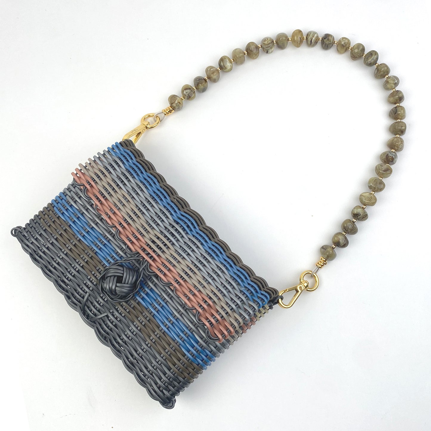 Pochette |  Light Tortoise Pebble Gemstone