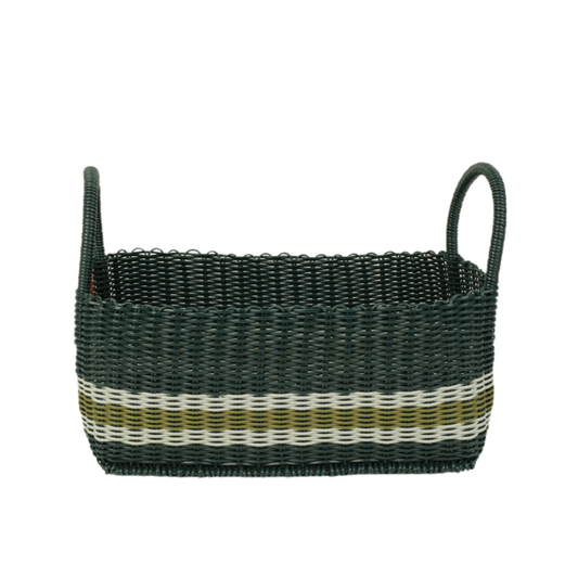 Picnic Popper | Offset Stripe Evergreen / Sea Glass / Olive