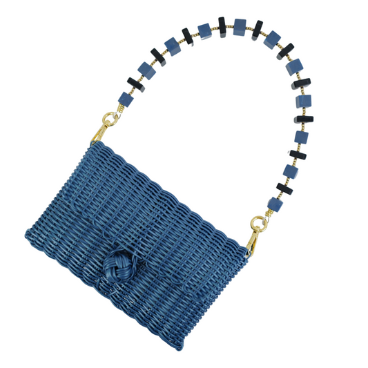 Pochette | Indigo Marble Cubes