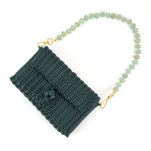 Pochette |  Jade Pebble Gemstone