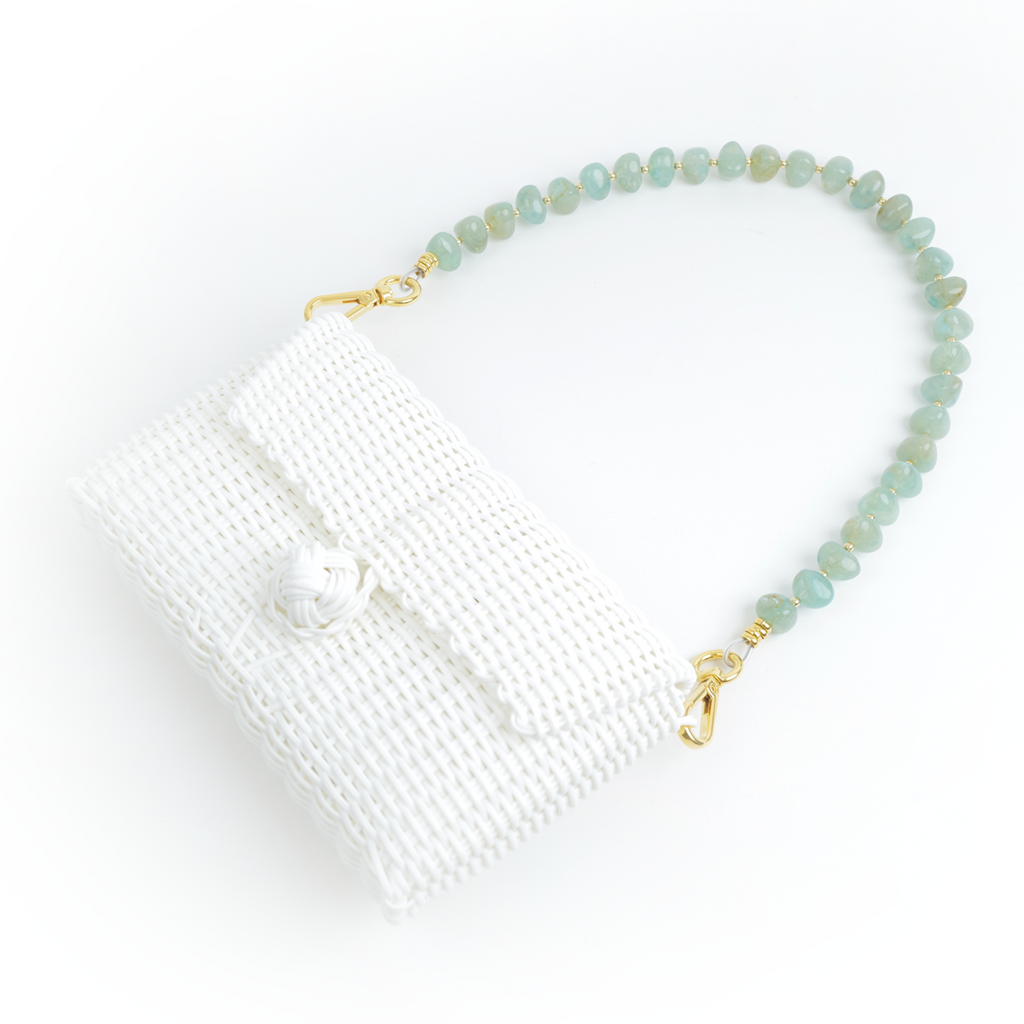 Pochette |  Jade Pebble Gemstone