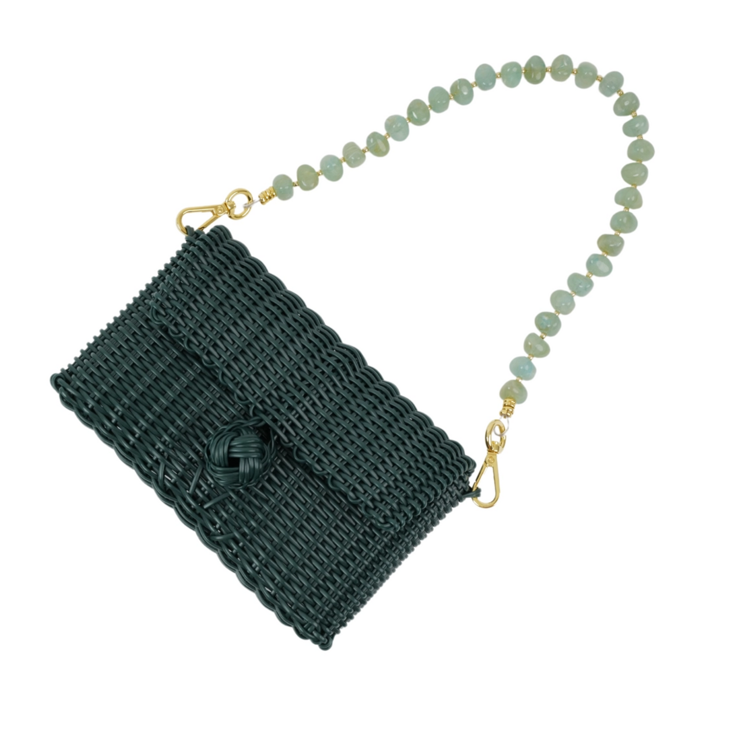 Pochette |  Jade Pebble Gemstone