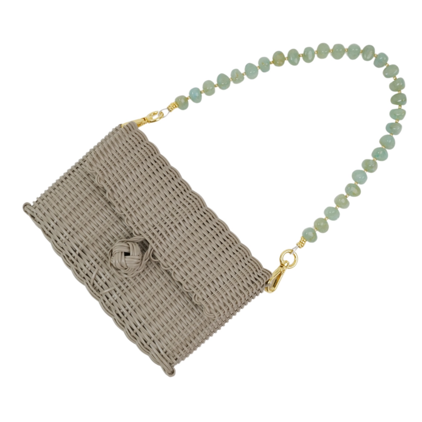 Pochette |  Jade Pebble Gemstone