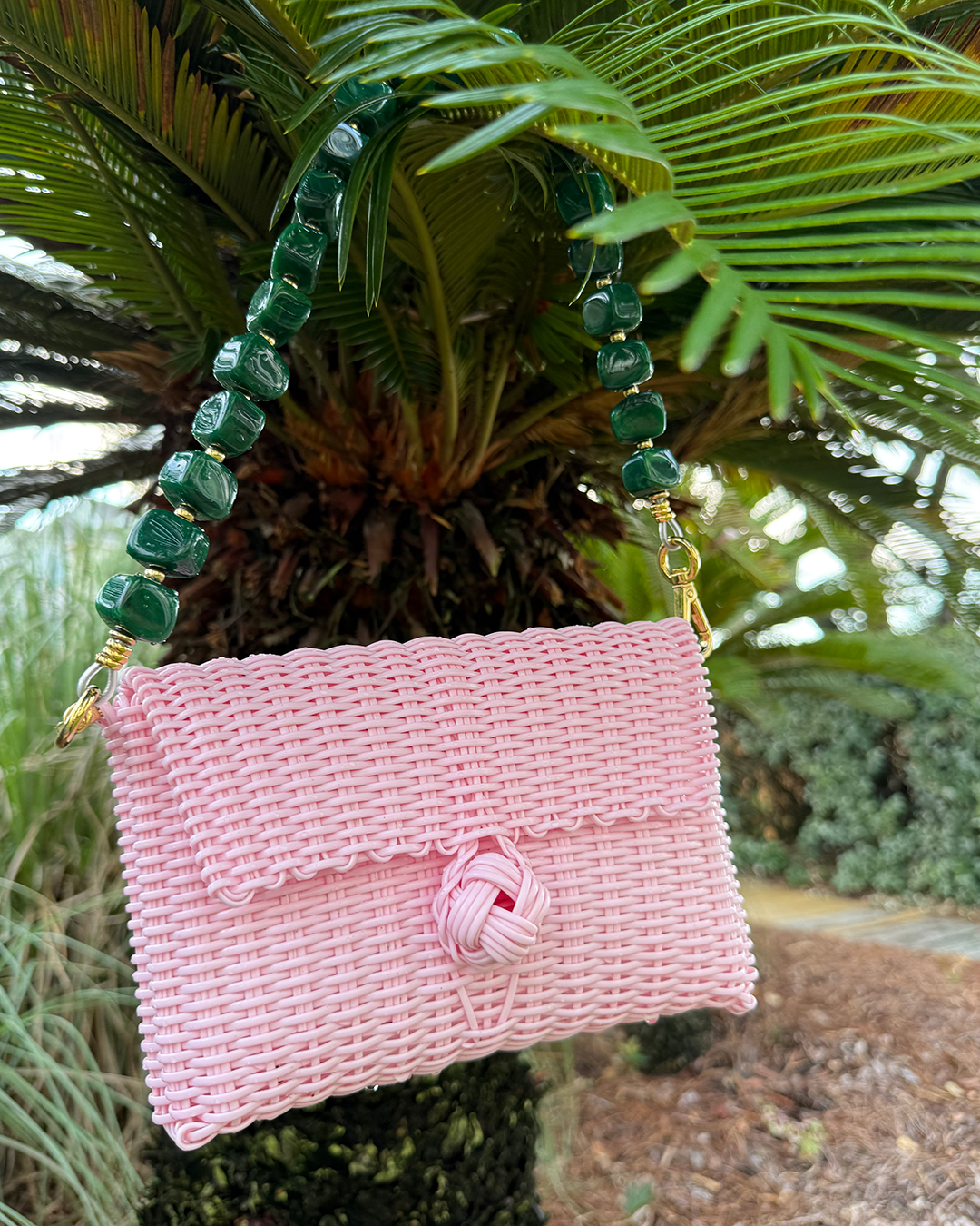 Pochette | Midnight Malachite Cubes