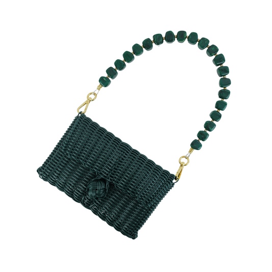 Pochette | Midnight Malachite Cubes