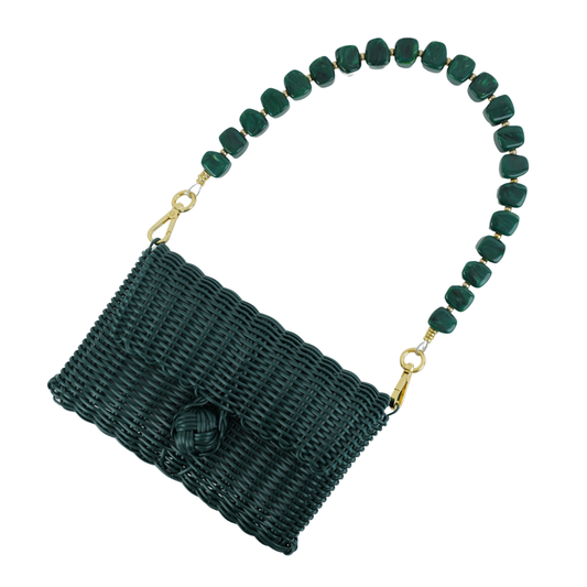 Pochette | Midnight Malachite Cubes